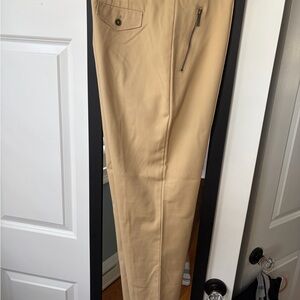 Women’s Tan Casual Dress Pants - Classic Straight Fit